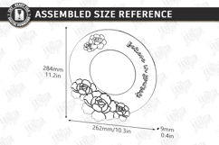 Affirmation Mirror Frames Laser Cut Bundle | Kind Quotes SVG Product Image 12