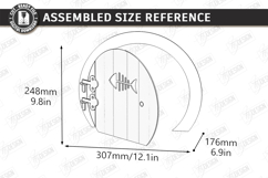 Wooden Cat Doors Laser Cut Bundle | Pet Friendly Home | CNC Product Image 2