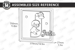 Nursery Name Sign Alphabet Laser Cut | Wall Monogram | Sheep Product Image 3