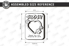 Mother's Day Mini Photo Frame Laser Cut | Picture Frames SVG Product Image 2