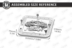 Cribbage Board Game Laser Cut | Wilderness Adventure | Games Product Image 3