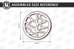 Plant Propagation Lid Laser Cut | Wooden Floral Pattern SVG Product Image 2