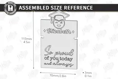 Graduation Bracelet Holder Laser Cut | Grad 2026 | Gift Idea Product Image 2