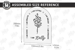 Daily Affirmations for Kids Laser Cut | Motivational SVG Product Image 3