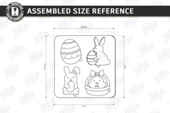 Easter Kids Puzzle Laser Cut | Easter Bunny SVG | Kids Laser Product Image 2