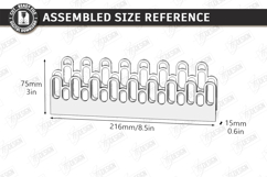 Wall Jewelry Organizer Laser Cut | Wall Decor | Wall Display Product Image 3