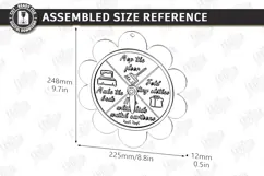 Mom Chore Wheel Laser Cut | Chore Chart | Mom Life SVG | CNC Product Image 2