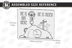 He Is Risen Puzzle Laser Cut Bundle | Christian Easter Story Product Image 7