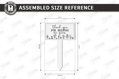 Teacher Appreciation Plant Stake Laser Cut | Flower Pot Sign Product Image 2