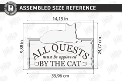 Pet Home Signs Laser Cut Bundle | Dog and Cat Wall Plaque Product Image 2