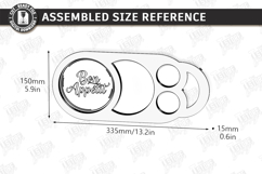 Fast Food Serving Tray Laser Cut | Serving Board |Snack Tray Product Image 2