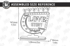 Valentine's Day Tiered Tray Laser Cut | Romantic Table Decor Product Image 25