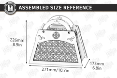 Flowers Basket Laser Cut Bundle | Bouquet Holder | Gift Idea Product Image 12