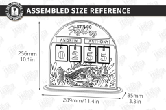Fishing Log Trackers Laser Cut Bundle | Father's Day Gift Product Image 2