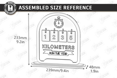 Runner Tracker Laser Cut Bundle | Fitness Progress Board SVG Product Image 12
