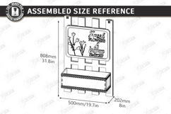 A-Frame Welcome Sign Laser Cut | Outdoor Decor | Garden SVG Product Image 2
