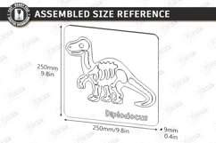 Dinosaur Skeleton Puzzles Laser Cut Bundle | Montessori Toys Product Image 8
