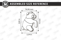 Cute Animals Tea Bag Holder Laser Cut Bundle | Tea Bag Clips Product Image 13