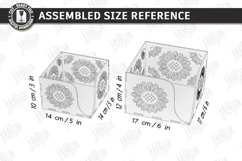 Acrylic Napkin Holder Laser Cut | Modern Napkin Stand SVG Product Image 2