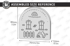 Miniature Village Block Toys Laser Cut Bundle | Town Houses Product Image 22