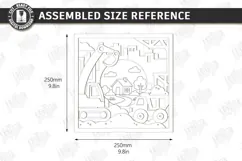 Kids Multilayer Photo Frame Laser Cut | 3D Kids Laser | CNC Product Image 2