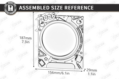 Kindergarten and School Graduation Photo Frame Laser Cut Product Image 2