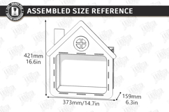 Kids Room Wall Shelf Laser Cut | Nursery Bookshelf Laser Cut Product Image 2