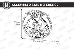 Anti Valentine Day Signs Laser Cut Bundle | Round Door Signs Product Image 12