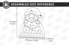 Coffee Advent Calendar Laser Cut | Santa Coffee Pod | Xmas Product Image 2