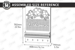 Electricity Meter Box Cover Laser Cut | Wall Decor | Pattern Product Image 2