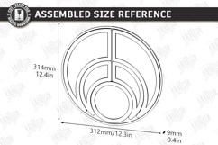 Wooden Snack Serving Tray Laser Cut | Modular Serving Board Product Image 2
