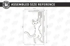 Halloween Door Corner Decor Laser Cut | Door Sign | Cat SVG Product Image 2