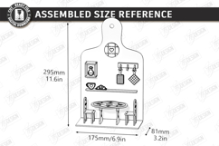 Kitchen Board Miniature Room Box Laser Cut Bundle | 3D Board Product Image 23