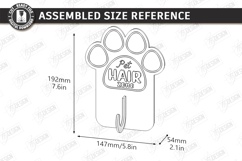 Pet Hair Roller Holder Laser Cut | Pet Accessory Organizer Product Image 2