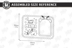 Mother's Day Personalized Photo Frames Laser Cut Bundle SVG Product Image 17