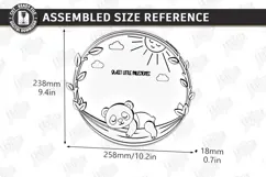 Baby Milestone Bank Laser Cut | Baby Keepsake Drop Box Laser Product Image 2