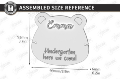 Graduation Bracelet Holder Laser Cut | Kids Laser | Cute SVG Product Image 2