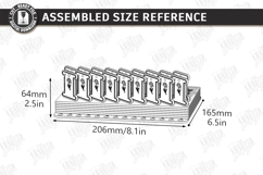 Embroidery Floss Organizer Laser Cut | Thread Holder Laser Product Image 2
