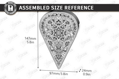 Embroidery Scissors Case Laser Cut | Sewing Tool Organizer Product Image 2