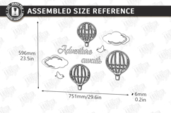 Nursery Wall Decor Laser Cut Bundle | Kids Room | Kids Laser Product Image 17