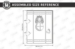 3D Miniature Door Notebook Cover Laser Cut Bundle | Vintage Product Image 13