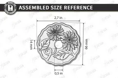 Drink Lid Topper Laser Cut | Acrylic Tumbler Tag | Summer Product Image 2