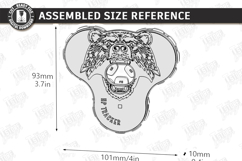DND Health Point Trackers Laser Cut | HP Tracker Glowforge Product Image 2