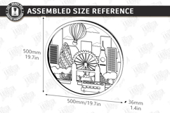 3D Layered Wall Art Laser Cut | Modern Home Interior Art SVG Product Image 2