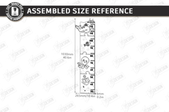 Kids Growth Chart Rulers Laser Cut Bundle | Height Trackers Product Image 22