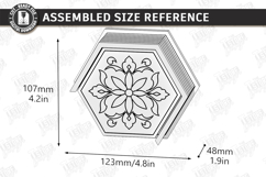 Tile Pattern Coasters Laser Cut Bundle | Kitchen Decor | CNC Product Image 13