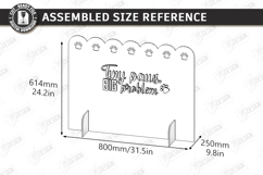 Pet Barrier Laser Cut | Pet Owner | Home Sign | Dog Stopper Product Image 2