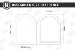 DIY String Art Wall Vase Laser Cut Bundle | Flower Holders Product Image 13