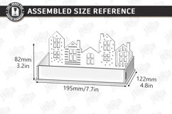House Shaped Organizer Laser Cut | Desktop Storage Tray SVG Product Image 2