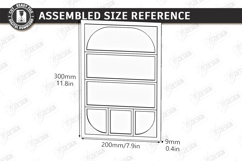 Snack Serving Tray Laser Cut Bundle | Modern Kitchenware SVG Product Image 12